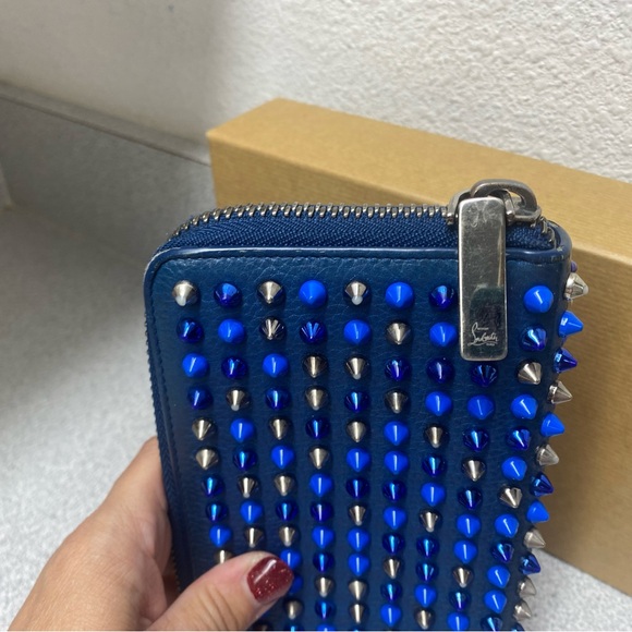 GUC Christian Louboutin Panettone Spike Zip Wallet - Picture 10 of 16